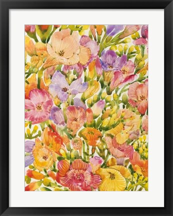 Framed Wildflower Study I Print