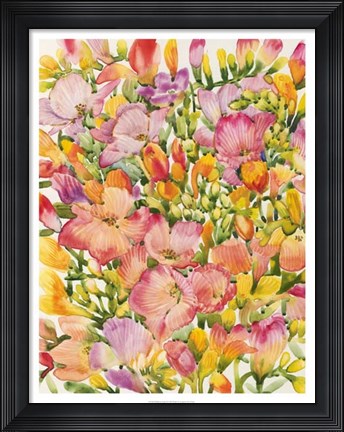 Framed Wildflower Study II Print