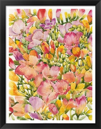 Framed Wildflower Study II Print