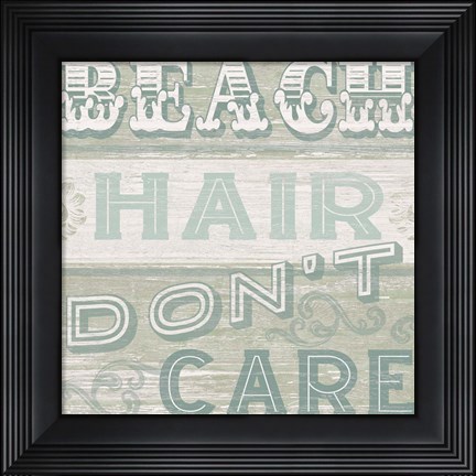 Framed Little Beachy I Print