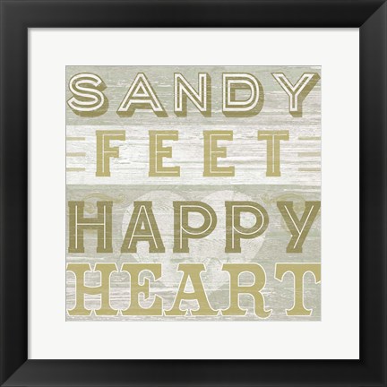 Framed Little Beachy III Print