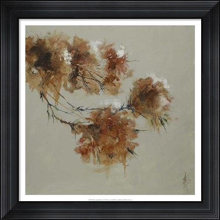 Framed Rusty Spring Blossoms I Print