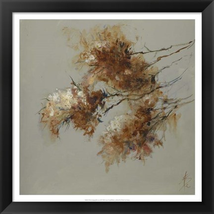 Framed Rusty Spring Blossoms II Print