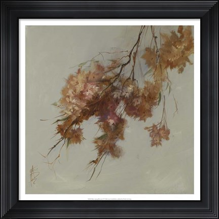 Framed Rusty Spring Blossoms IV Print