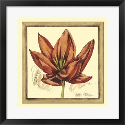 Framed Tulip Study II Print