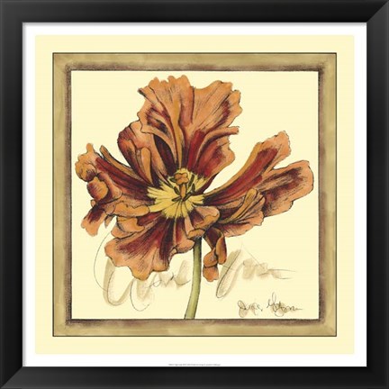 Framed Tulip Study III Print