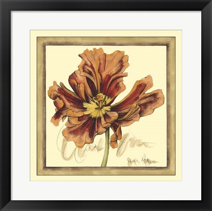 Framed Tulip Study III Print