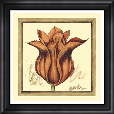Framed Tulip Study VI Print