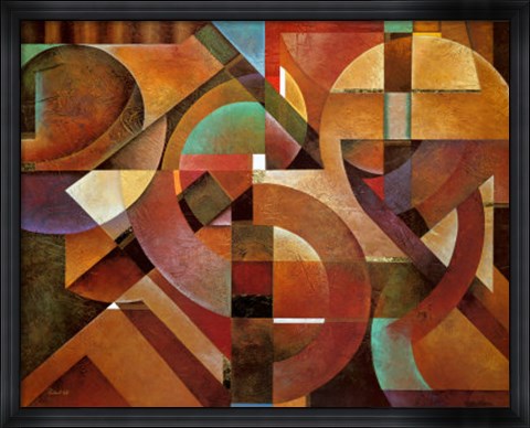 Framed Mechanical Maze Print