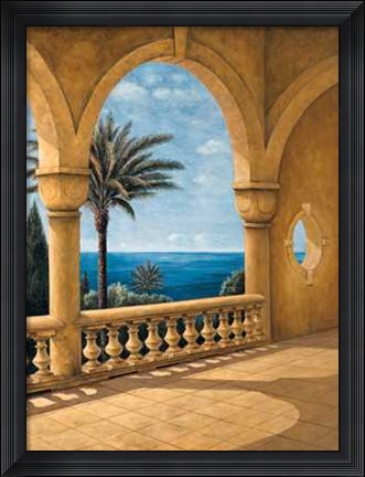 Framed Ocean View II Print