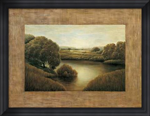 Framed Lake View II Print