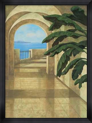 Framed Ocean Villa II Print