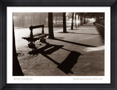 Framed Boulevard Pasteur, Paris 1927 Print