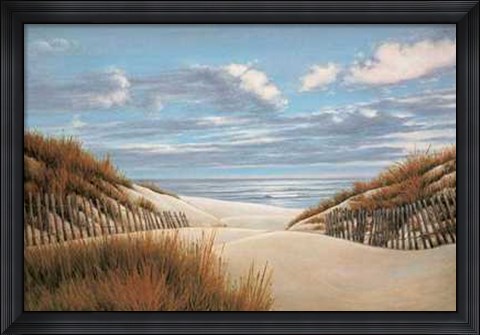 Framed To the Shore II Print