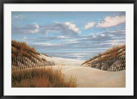 Framed To the Shore II Print
