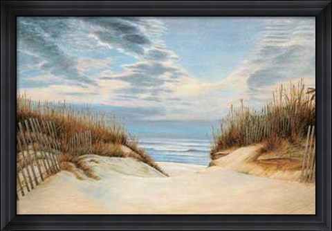 Framed To the Shore I Print