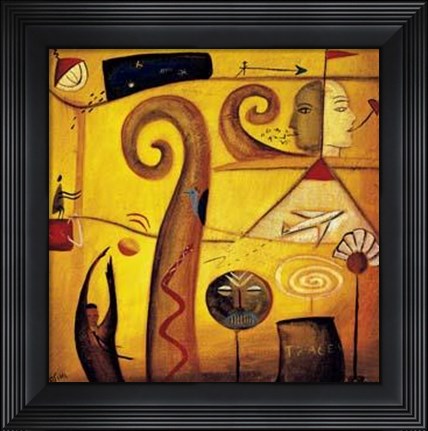 Framed Traces Print