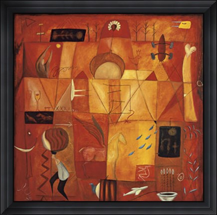 Framed Red Memory Print