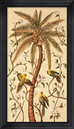 Framed Tropical Panel I Print