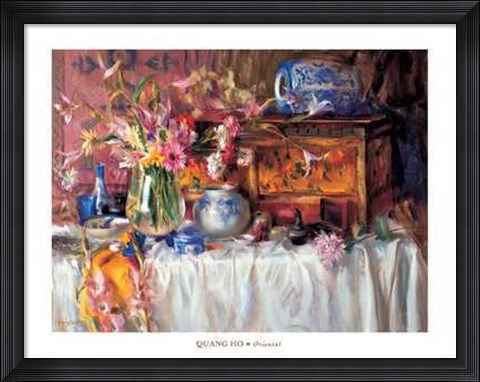 Framed Oriental Print