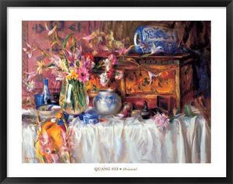 Framed Oriental Print