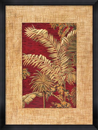 Framed Tropical I Print