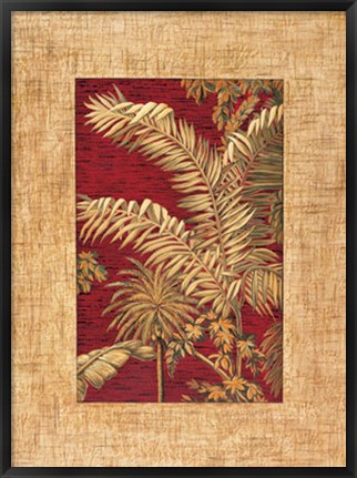 Framed Tropical I Print