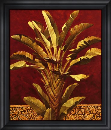 Framed Traveler&#39;s Palm Print