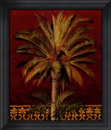 Framed Canary Palm Print