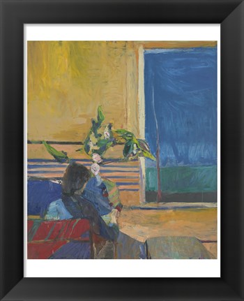 Framed Girl with Plant, 1960 Print