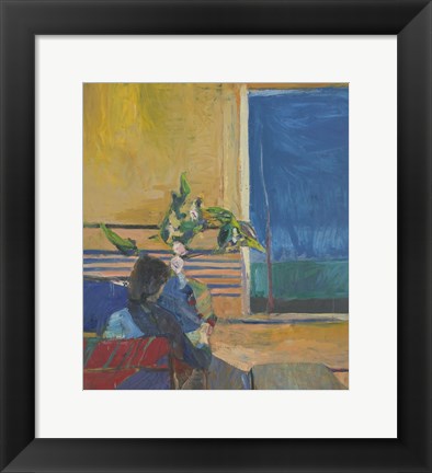 Framed Girl with Plant, 1960 Print