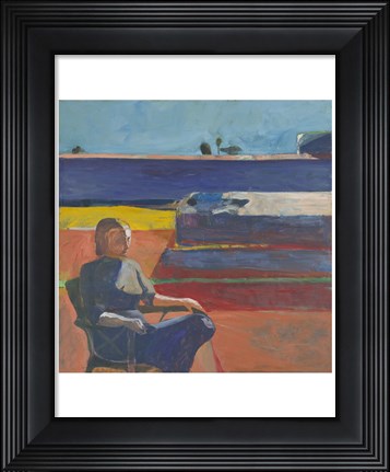 Framed Woman on a Porch, 1958 Print