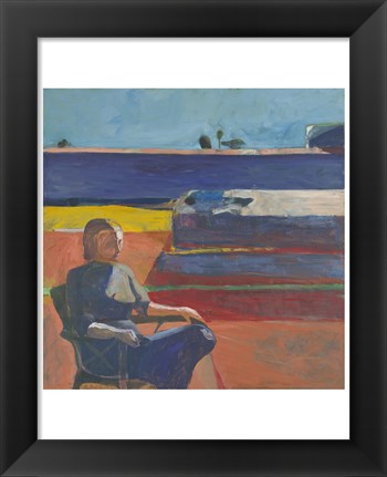 Framed Woman on a Porch, 1958 Print