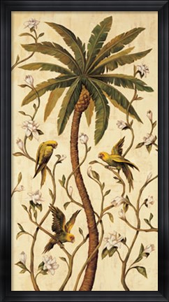 Framed Tropical Panel II Print