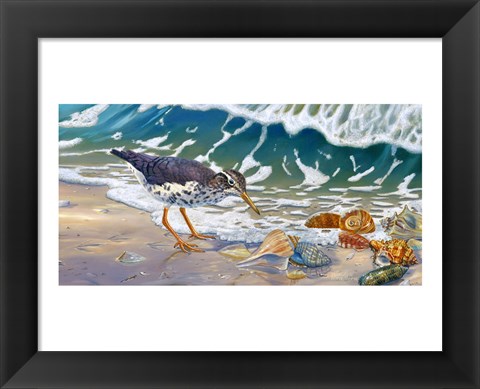 Framed Beach Bums Print