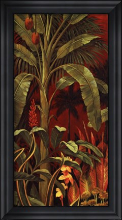 Framed Bali Garden I Print