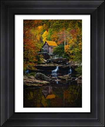 Framed Glade Creek Mill Print