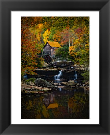 Framed Glade Creek Mill Print