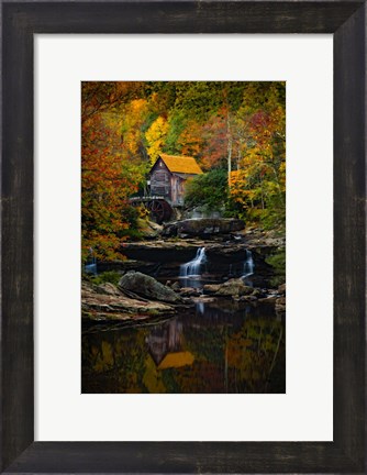 Framed Glade Creek Mill Print