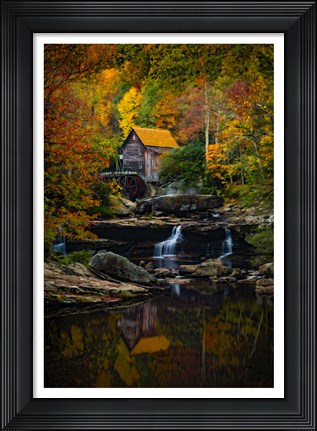 Framed Glade Creek Mill Print