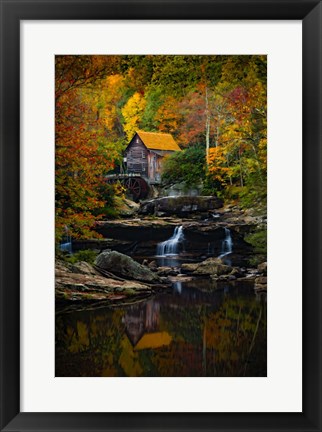 Framed Glade Creek Mill Print