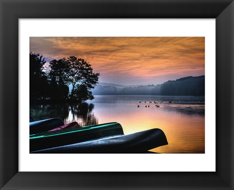 Framed French Creek Sunrise Print