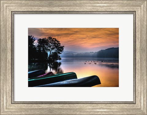 Framed French Creek Sunrise Print