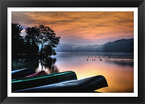 Framed French Creek Sunrise Print