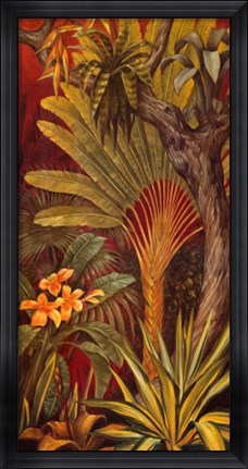 Framed Bali Garden II Print