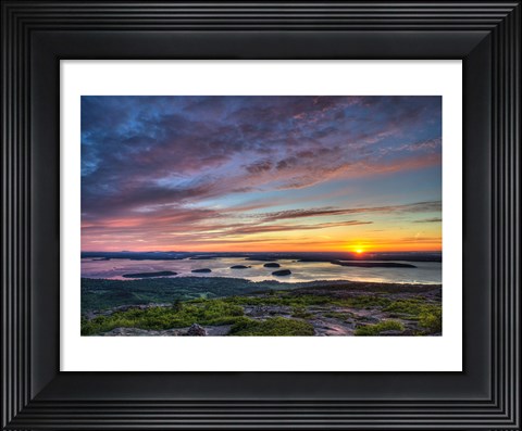 Framed Acadia Sunrise Print