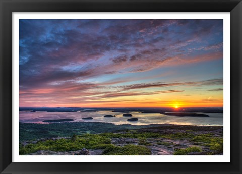 Framed Acadia Sunrise Print