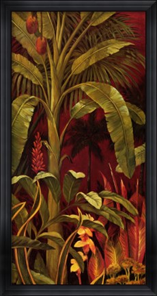 Framed Bali Garden I Print