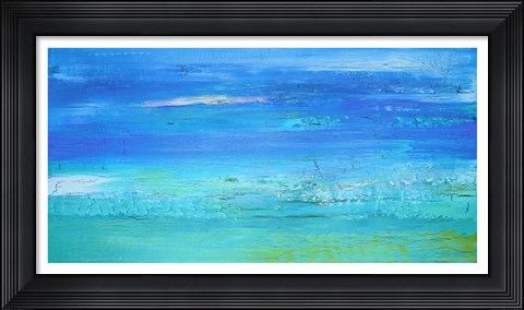 Framed December Beach Day Print
