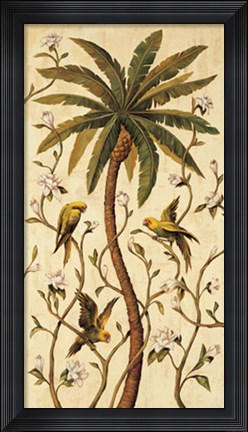 Framed Tropical Panel II Print
